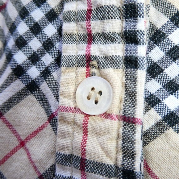 BURBERRY~ LONDON VINTAGE BUTTON DOWN SHIRT - Picture 12 of 16
